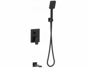 Valvex Podomítková sada se 2 funkcemi s vanovým výtokem ARS, matná černá 2419910