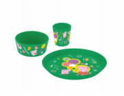 Koziol Dětská sada nádobí Connect Peppa Pig Pop, 3 kusy, KOZIOL
