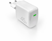 Puro Nabíječka Super Mini 45W PD GaN USB-C do zásuvky - bílá