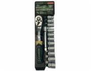 Rockforce Sada nářadí 13 dílů. 3/8 ráčna, prodlužovací, nástrčné hlavice (8-19 mm)