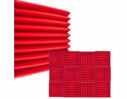 Bitmat Sada 12 akustických panelů DNA AM4 RD, červená