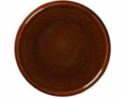 Secret de Gourmet KÁMEN Plochý talíř 28 cm jantarový