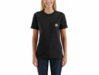 Carhartt Pracovní tričko Carhartt WK87 s kapsou, černé