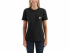 Carhartt Pracovní tričko Carhartt WK87 s kapsou, černé