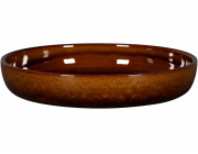 Cosy & Trendy STONE Hluboký talíř 24 cm jantarový