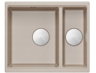 GraniteQ LOGAN 150 perleťově béžový dřez 56x46x22 cm 1,5-...