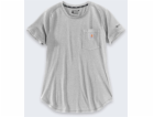 Carhartt Tričko Force Mid Logo šedé
