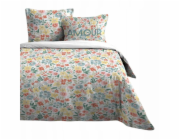 Pure Bavlněná sada ložního prádla, KVĚTINA, 240 x 220 cm