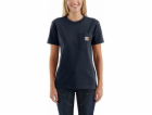 Carhartt Pracovní tričko Carhartt WK87 s kapsou v tmavě m...