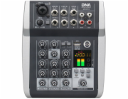 XXXXX_BITMAT Analogový audio mixážní pult DNA QMX502, 5 kanálů, modrý