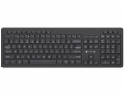 Techly Bezdrátová klávesnice RF 2,4 GHz USB čokoláda