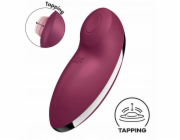 NoName SATISFYER_Klepněte a Tlakový stimulátor klitorisu Climax 2 červený