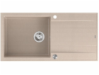 GraniteQ Dřez EVAN 146 XL se sifonem Push 2 Open, 1 umyva...