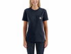 Carhartt Pracovní tričko Carhartt WK87 s kapsou v tmavě m...