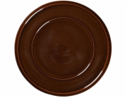 Hendi KÁMEN Plochá deska prům. 32 cm jantarová