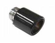 MTuning Koncovka tlumiče výfuku 101 mm, vstup 76 mm, karbonový lesk