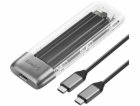 Orico Pouzdro na disk TXM2-C3 M.2 NVME USB-C 10Gb/s – šed...