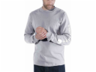 Carhartt Tričko s dlouhým rukávem s logem Carhartt, šedé