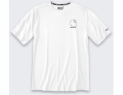 Salomon Bílé lehké tričko Sun Defender s logem SS