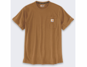 Carhartt Tričko Force Mid Pocket Hnědé