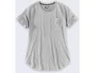 Carhartt Tričko Force Mid Logo šedé