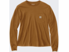 Carhartt Světle hnědé tričko LS