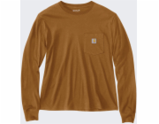 Carhartt Světle hnědé tričko LS