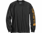 Carhartt Tričko Carhartt Heavy Sleeve Logo Carbon Heather