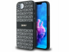 DKNY Pouzdro Repeat Texture Pattern with Tonal Stripe pro...