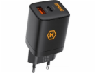 Hammer Nabíječka 30W Pd USB Type-C Rapidcharge Duo do zás...