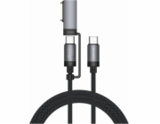 Adidas 4smarts USB-C - USB-C kabel 2 m černý (541305)