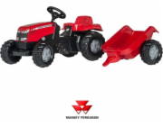 Rolly Toys Šlapací traktor Massey Ferguson s přívěsem