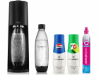 Sodastream Výrobník sodovky Terra + 2 lahve + benzín Blac...