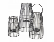 Boltze Sada kovových luceren CINTA, 25 - 40 cm
