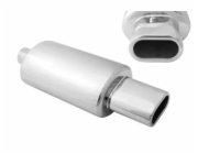 Poujoulat Koncový tlumič 73x122mm vstup 63,5mm