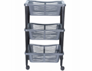 Storage Solutions Univerzální vozík TROLLEY na kolečkách do koupelny, na police, do skříňky - 3 úrovně