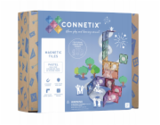 NoName CONNETIX Rozšiřující balíček magnetických bloků Pastel Ball Run, 80 ks, 3+