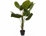 Beliani Umělá rostlina v květináči ALOCASIA WENTII, vysoká, 110 cm