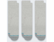 Stance Ponožky Icon Crew, 3 páry, šedo-vřesové