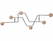 Aptel Nástěnný věšák ZIG ZAG, 21 x 8,5 cm