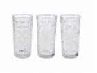 Glasmark Sada 3 vzorovaných sklenic, 380 ml