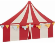ATMOSPHERA Ramínko Circus, 4 háčky, červená a béžová