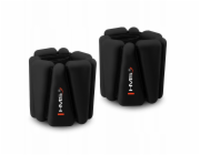 HMS SNK01 ČERNÁ SILIKONOVÁ ZÁVAŽÍ NA CVIČENÍ KOTNÍKŮ A ZÁPĚSTÍ