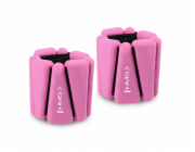 HMS SNK01 RŮŽOVÁ SILIKONOVÁ ZÁVAŽÍ NA CVIČENÍ KOTNÍKŮ A ZÁPĚSTÍ