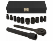 Forcekraft Sada rázových nástrojů 12 kusů 1/2 (6hranná) (10-24 mm)