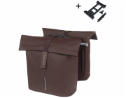 Basil DVOJITÁ BRÝŠKA CITY MIK 28-32L, systém MIK (připraveno k použití), pražená hnědá (NOVINKA 2025)