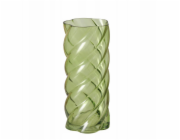 Boltze Lesklá skleněná váza CURVO, 30 cm