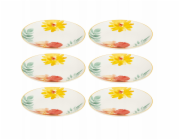 Secret de Gourmet Dezertní talíře MARGAUX, porcelánové, 6 kusů x O19 cm