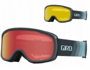 Giro Zimní brýle ROAM DARK SHARK LIGHT STREAKER (jantarově šarlatové 19-42% S2 + žluté 77% S1 čočky) (NOVINKA 2024/2025)