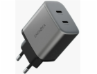 Energea Nabíječka do zásuvky Ampcharge GaN45 2xUSB-C PD/P...